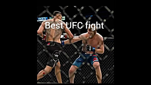 Best UFC fight ever,bloody ring