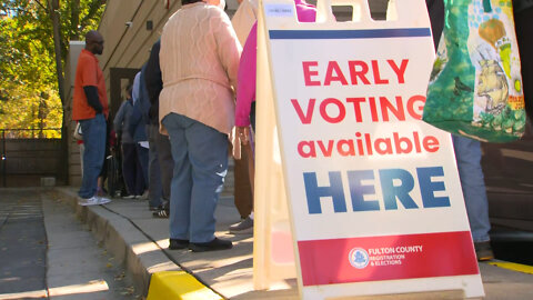 The first day of GA's early voting met with a record turnout