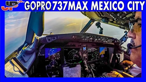 BOEING 737MAX Landing at Mexico City | Flight Deck GoPro Views