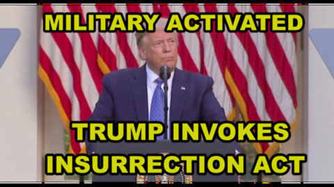 Trump Signs Insurrection Act - General Flynn To Be Appointed Vice President!!!