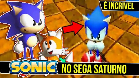 Sonic Saturno - NOVO jogo 3d INCRIVEL do Sonic dos anos 90 #shorts