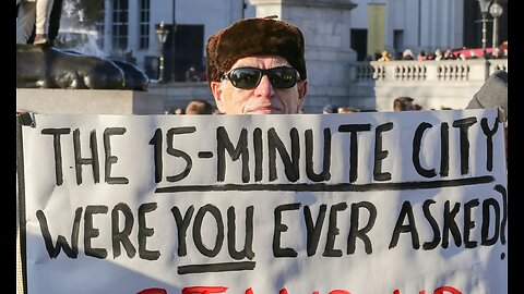 Protest In Oxford Against The "15-Minute City"