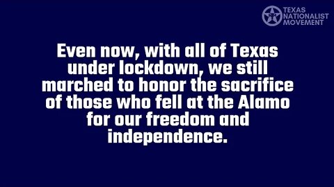 The TNM Remembers The Alamo Even Under Lockdown