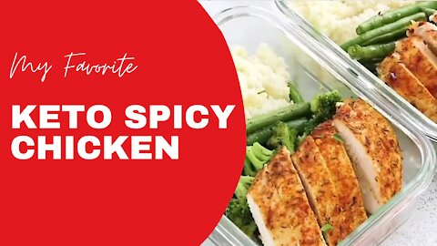 Best Keto Meal For Weight Loss | Keto Spicy Chicken