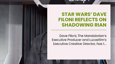 Star Wars’ Dave Filoni Reflects on Shadowing Rian Johnson During The Last Jedi