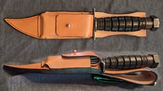 Making a Traditional Leather Knife Sheath