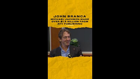 #johnbranca @michaeljackson made over $1.5 Billion from ATV publishing