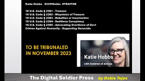 KATIE HOBBS IS AT GITMO AWAITING TRIBUNAL