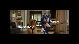 Sonic being Percy Jackson