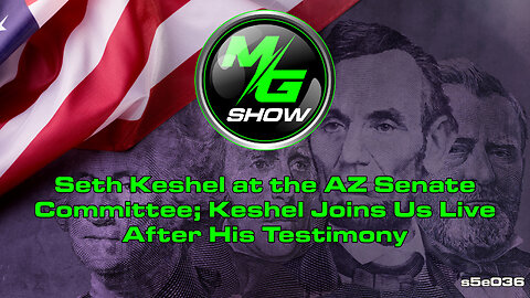 Seth Keshel at the AZ Senate Committee; Keshel Joins Us Live After His Testimony