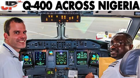 Piloting the Arik Air Dash 8 Q-400 across Nigeria | Cockpit Views