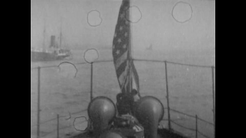 The Man-O-War Life, Onboard The U.S. Cruiser "Raleigh" (1899 Original Black & White Film)
