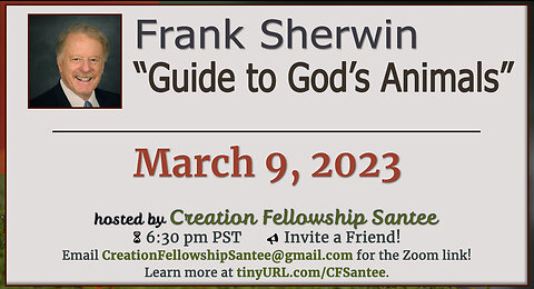 God’s Guide to Animals with Frank Sherwin