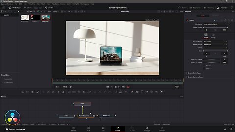 Screen Replacement | Davinci Resolve Fusion Tutorial #VFX