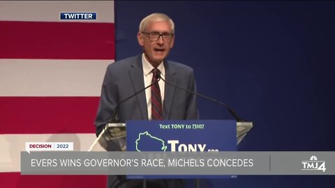 Tony Evers wins Wisconsin governor's race, Michels concedes