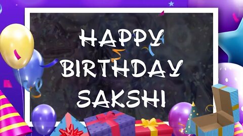 Wish you a very Happy Birthday Sakshi