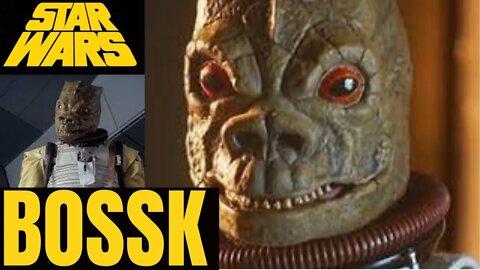 Bossk - full cannon and Legend story and discussion