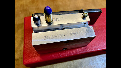 Making a dummy round for the SST 356-98 RNFP bullet