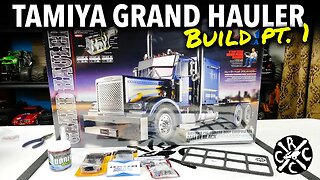 Tamiya Grand Hauler Matte Black Edition Build Pt 1