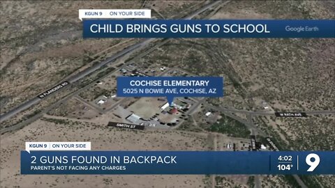 7-year-old brought guns, ammo to school