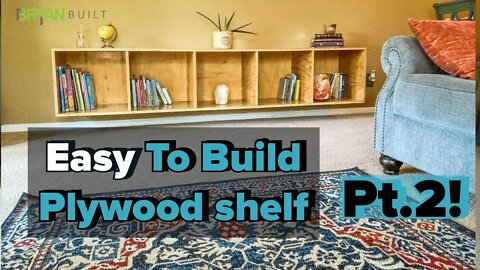 Easy To Build Plywood Shelves Pt. 2| Easy Do It Yourself Project