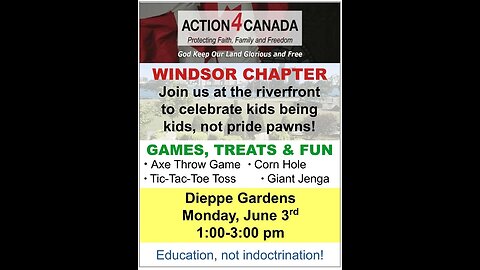 Action 4 Canada Windsor Chapter Family Fun Event