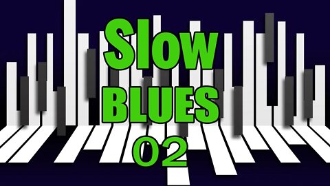 SUPER SLOW BLUES BASS GROOVE 2 AND CHORD SEVEM #Shorts