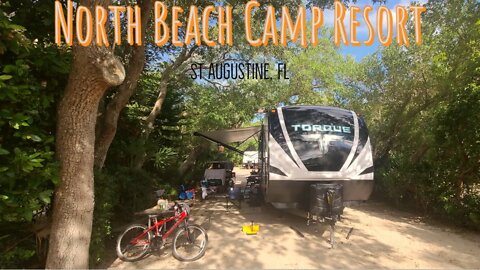 North Beach Camp Resort campground, St Augustine, Florida June 2022