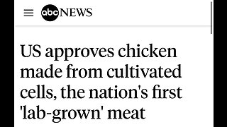 US Approves Lab Grown Meat - The WEF Told us #4 We Would Eat Much Less Meat