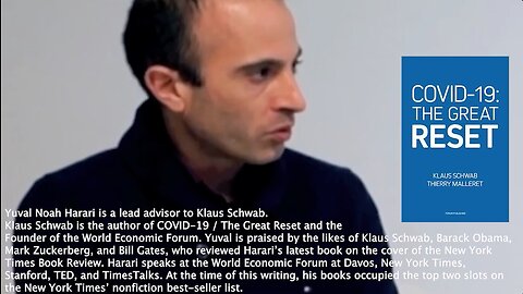 Great Reset | "The Biggest Question In Economics & Politics of the Coming Decades Will Be What to Do With All of These Useless People. The Problem Is More Boredom & What to Do With Them When They Are Basically Worthless." - Yuval Noah Ha