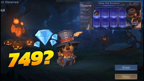 HOW MUCH? HOW TO GET CYCLOPS STRAW DOLL HALLOWMAS SKIN? | STRAW DOLL SUMMON EVENT - MLBB