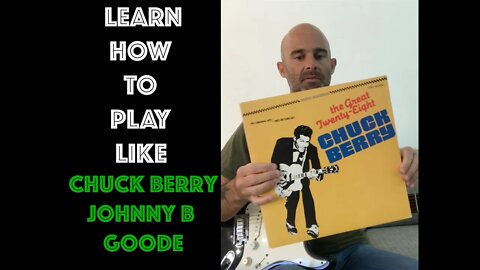 Play Guitar Like Chuck Berry! - Johnny B Goode 5 Minute Mini Lesson - Intermediate Guitar Players