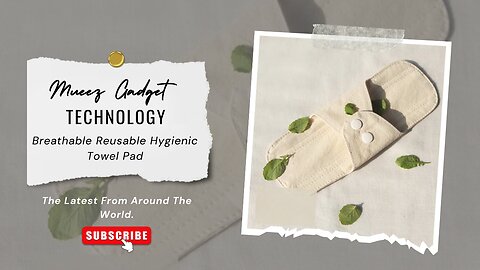 Breathable Reusable Hygienic Towel Pad | Link in description