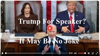 TRUMP FOR SPEAKER? THIS IS NOT A JOKE. - TRUMP NEWS