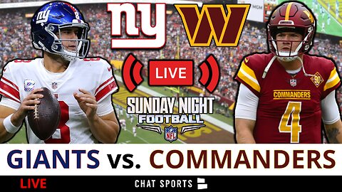 Giants vs. Commanders Live Stream, Scoreboard, PlayBy-Play, Highlights, Stats & Updates | SNF