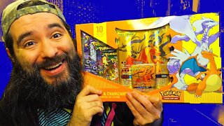 GOLD CHARIZARD BOX FOUND AT WALMART! (Opening Pokemon Cards Premium Collection Box) | 8-Bit Eric