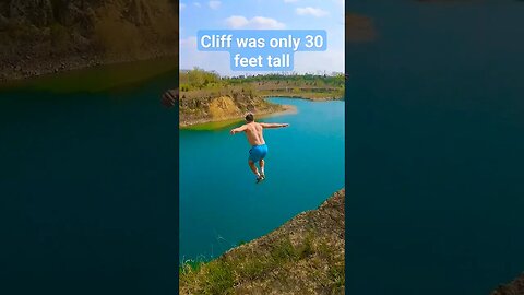I was SCARED to JUMP off #adventure #scary #vlog #chicken