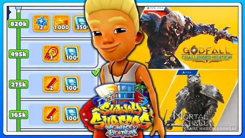 Subway Surfers Venice Beach 2021 | Jogos da PS Plus de Dezembro | Recorde com Dylan Lifeguard