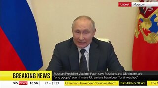In full Putin makes statement on Ukraine invasion