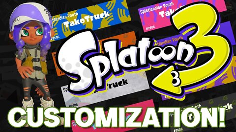Splatoon 3 New Customization Options REVEALED!