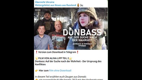 Es gibt ab jetzt den Teil 2 von Alinas Berichten aus dem Donbass.