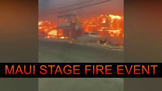 Maui staged fires