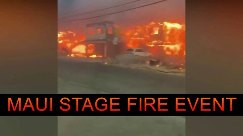 Maui staged fires