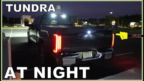 AT NIGHT: 2022 Toyota Tundra 1794 - Interior & Exterior Lighting Overview
