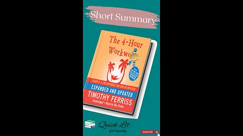 The 4-Hour Workweek: How to Live Your Dream Lifestyle #shorts #shortvideo #short #shortsfeed