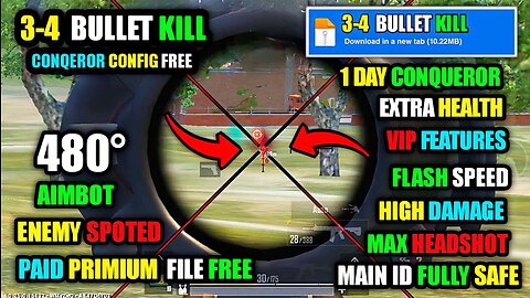 pubg lite high damage config 2 or 4 bullet config 0.25.0 | pubg lite crash fix config 0.25.0 100%