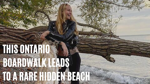 This Cute Ontario Boardwalk Trail Leads You To A Rare Hidden Cobble Beach