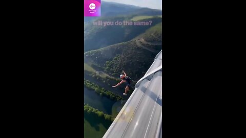 will you do it- skydiving- #skydiving #cliffjumping #shorts