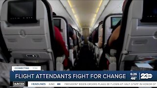 With a rise in unruly passengers, flight attendants are asking for change