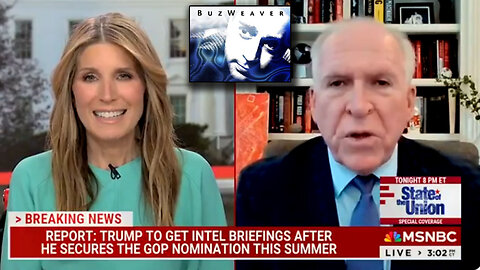 John Brennan On MSNBC (Establishment) Withholding Intel From Candidate Donald Trump